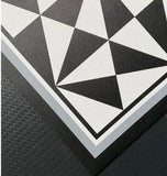 Alfombra Vinílica Pirámide Black 220x140cms/ A PEDIDO
