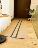 Alfombra Pasillo Polipropileno 280X90cms Natural