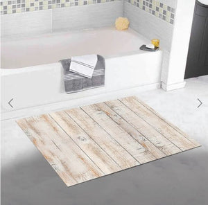 Alfombra Vinílica Vintage Madera Natural 100X70cms