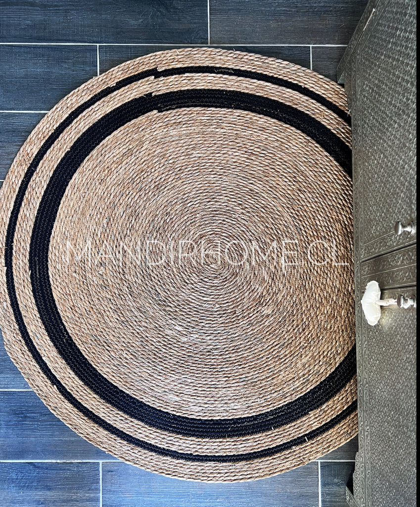 Alfombra Redonda Mandala New Tipo Kelim 120cms – Mandir Home