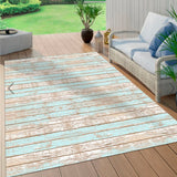 Alfombra Vinílica Vintage Madera Menta 220x140cms/ A PEDIDO